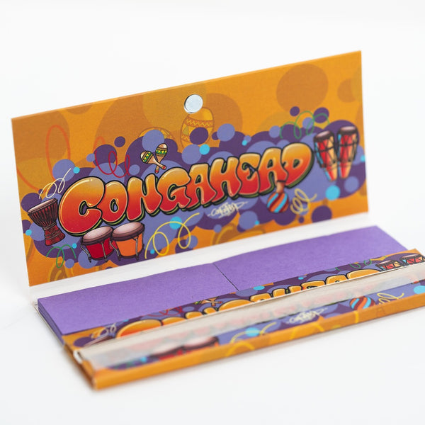 Congahead Rolling Papers with Tips (Magnetic Booklet)